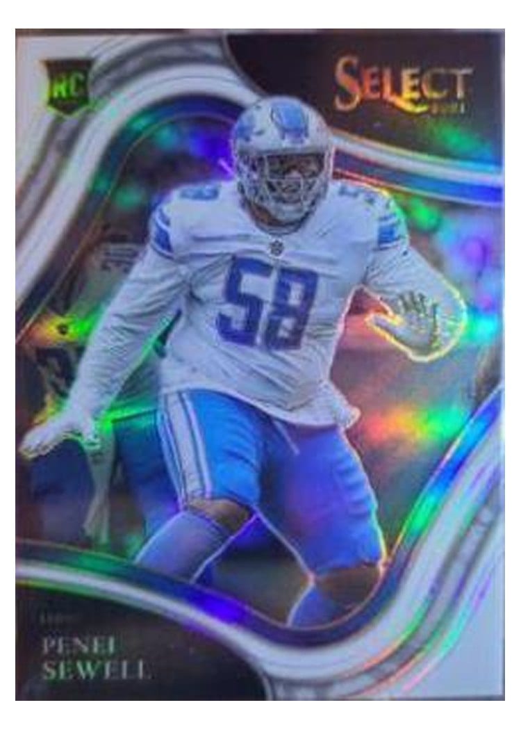 2021 Panini Select Base Set Penei Sewell #385 card