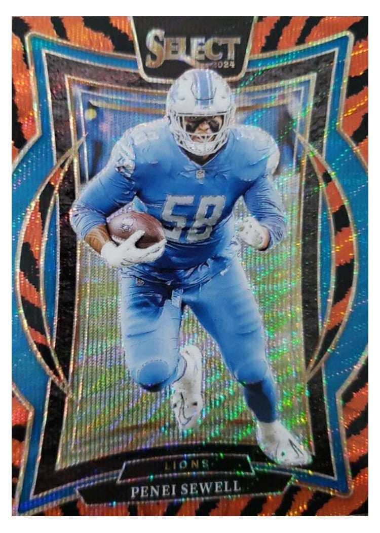 2024 Panini Select Base Set Penei Sewell #87 card