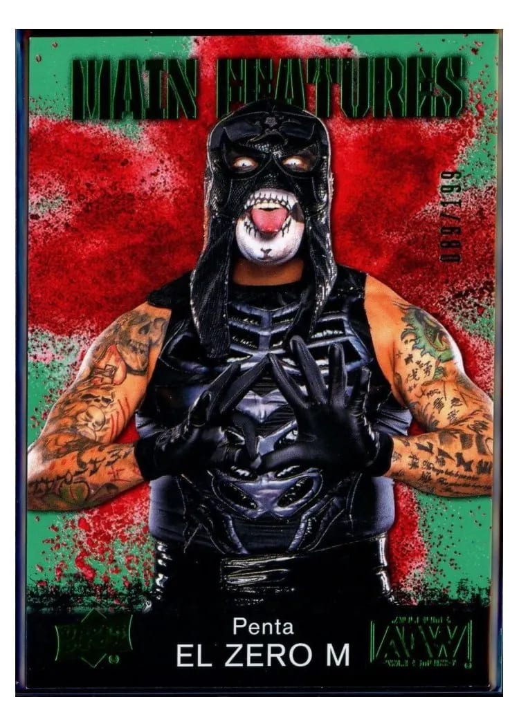 2021 Upper Deck AEW Main Features Penta el Zero M #MF-20 card