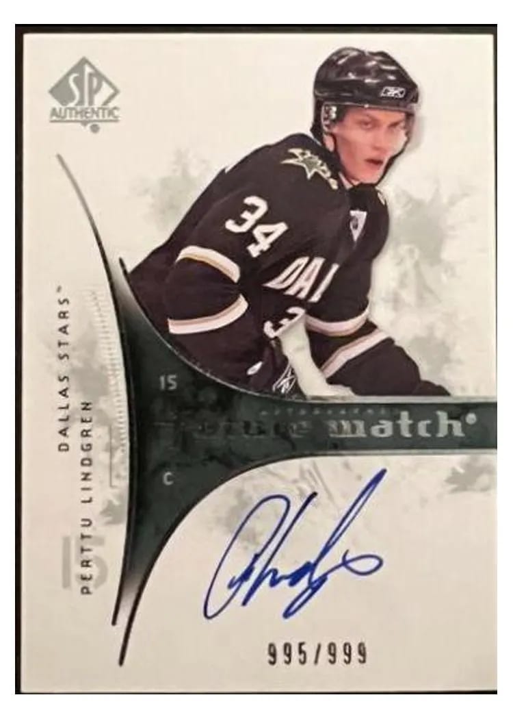 2009 SP Authentic Perttu Lindgren #258 card