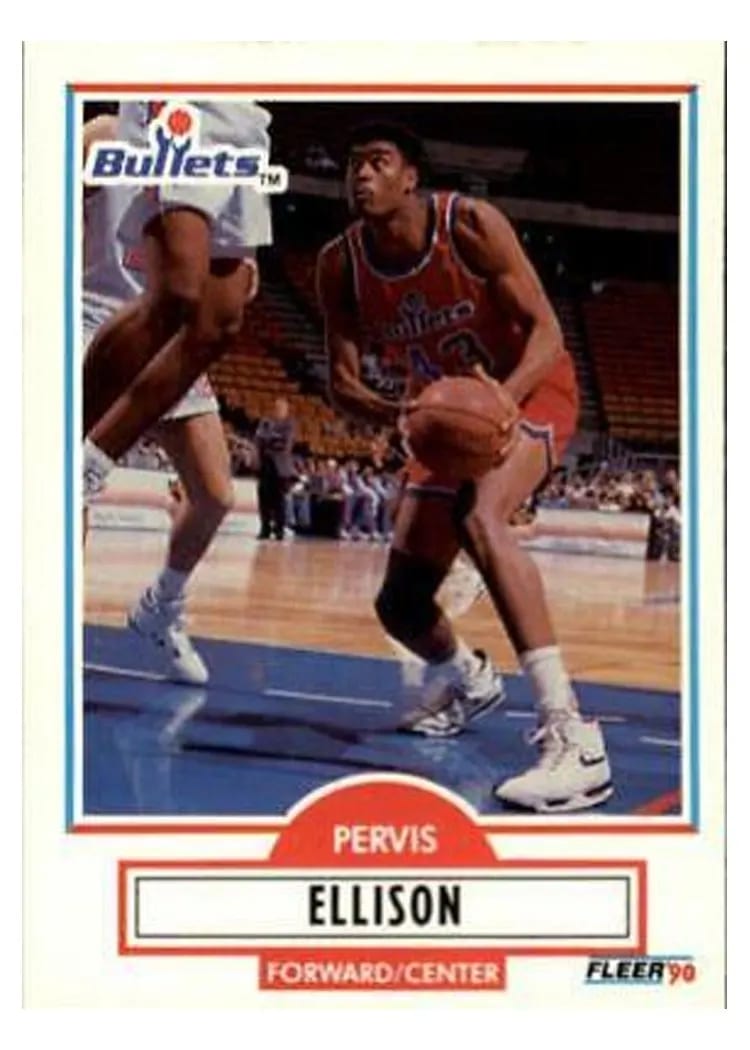 1990 Fleer Update Pervis Ellison #U-97 card