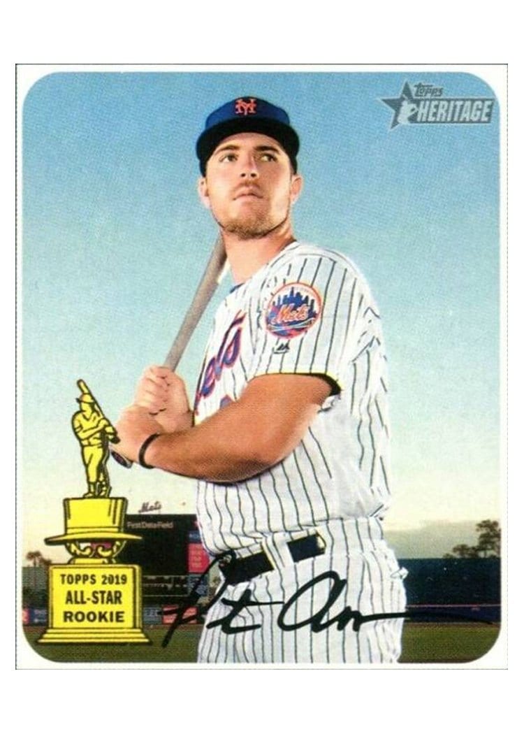 2020 Topps Heritage Base Set Pete Alonso #457 card