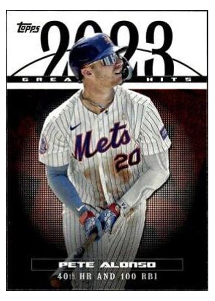 2024 Topps 2023 Greatest Hits Pete Alonso #23GH-21 card