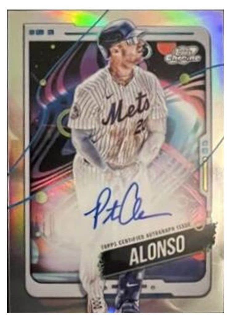 2024 Topps Cosmic Chrome Autographs Pete Alonso #CCA-PA card