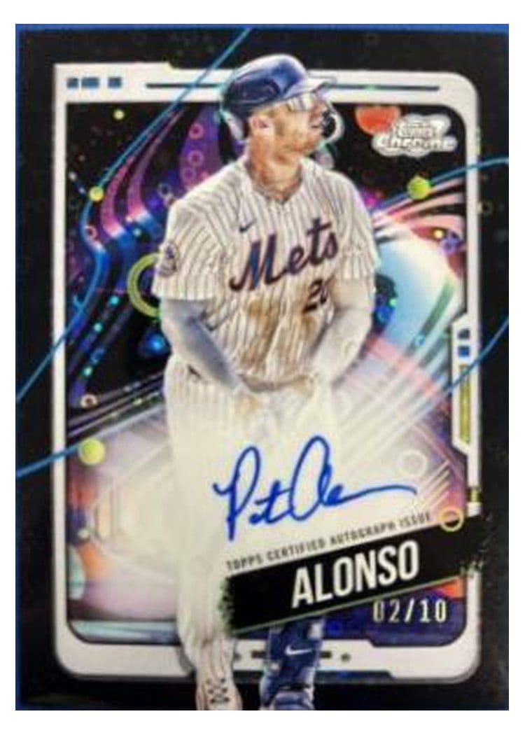 2024 Topps Cosmic Chrome Autographs Pete Alonso #CCA-PA card