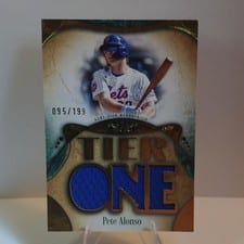 2024 Topps Tier One Relics Pete Alonso #T1R-PA card
