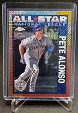 2025 Topps 1990 Topps Baseball All Stars Chrome Refractor Pete Alonso #90ASC-15 card