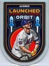 2025 Topps Cosmic Chrome Launched into Orbit Pete Alonso #LIO-24 card