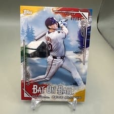 2025 Topps X Bob Ross: The Joy of Baseball Bat on Ball Pete Alonso #BOB-16 card