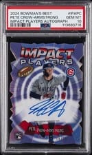 2024 Bowman's Best Impact Players Autographs Pete Crow-Armstrong #IPA-PC card
