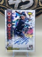 2024 Topps Archives 1999 Topps Baseball New Breed Autographs Pete Crow-Armstrong #99NBA-PC card