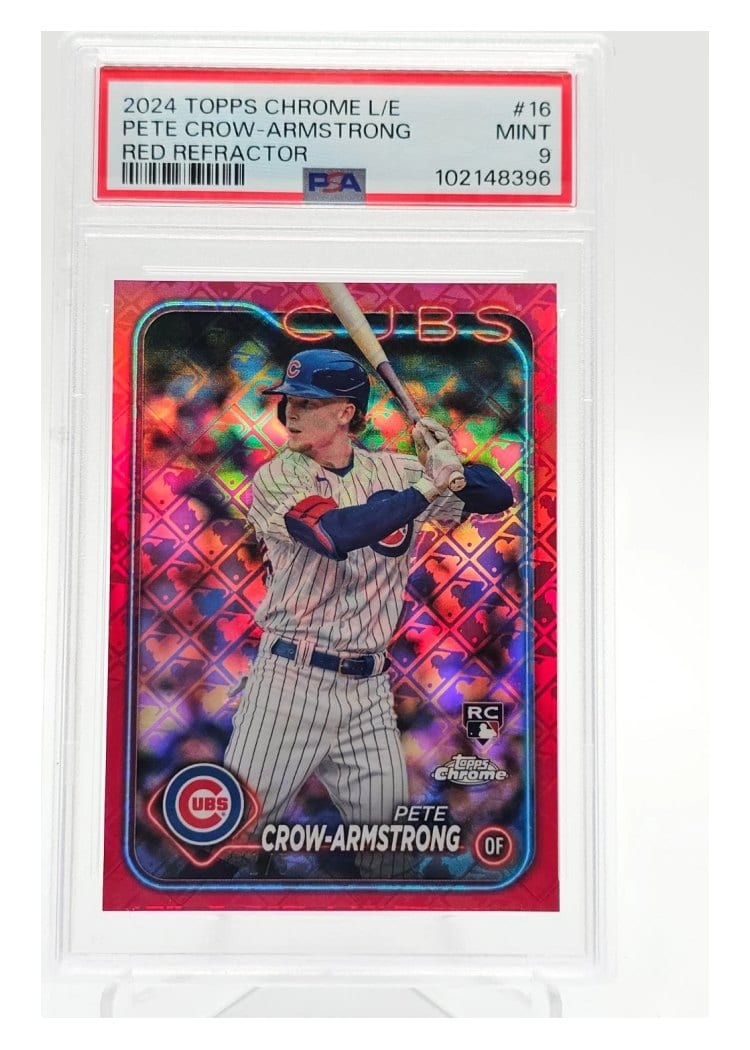 2024 Topps Chrome Pete Crow-Armstrong #16 card