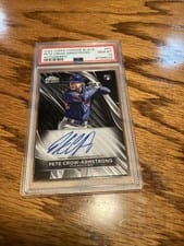 Pete Crow-Armstrong 2024 Topps Chrome Black Autographs card