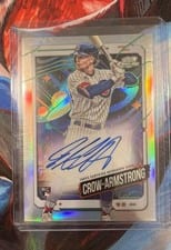 2024 Topps Cosmic Chrome Autographs Pete Crow-Armstrong #CCA-PC card