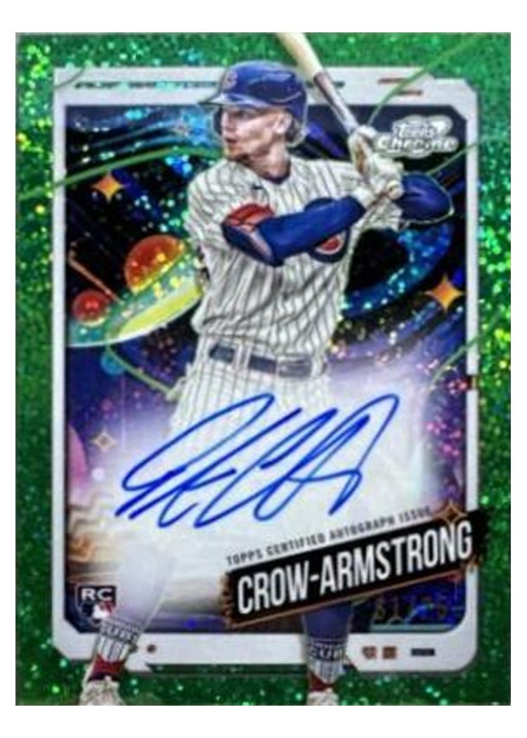 2024 Topps Cosmic Chrome Autographs Pete Crow-Armstrong #CCA-PC card