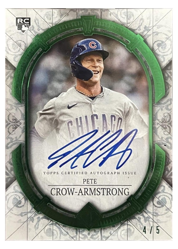 2024 Topps Transcendent Collection Autographs Pete Crow-Armstrong #TCA-PC card