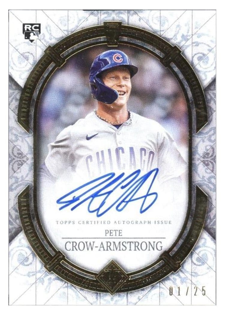 2024 Topps Transcendent Collection Autographs Pete Crow-Armstrong #TCA-PC card