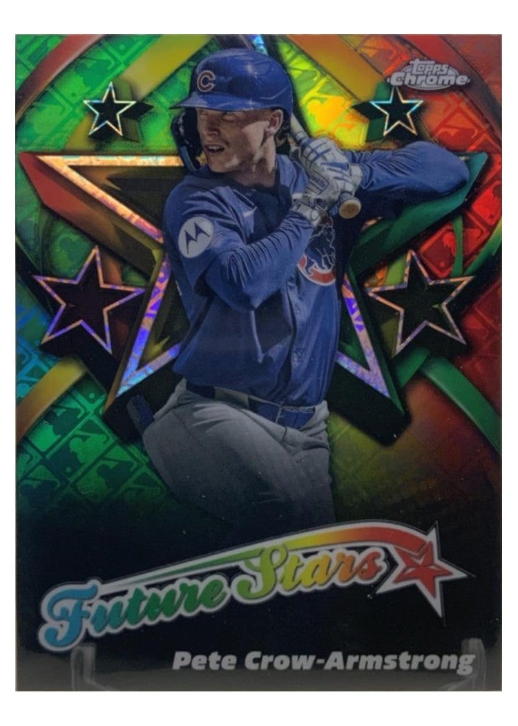 2025 Topps Chrome Logofractor Edition Future Stars Pete Crow-Armstrong #FS-8 card