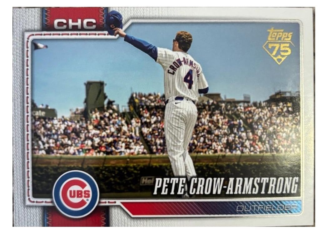 2026 Topps Pete Crow-Armstrong Golden Mirror Variation #196 card