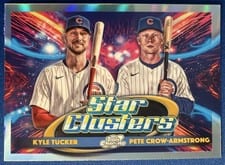 2025 Topps Cosmic Chrome Star Clusters Pete Crow-Armstrong/Kyle Tucker #DSC-7 card