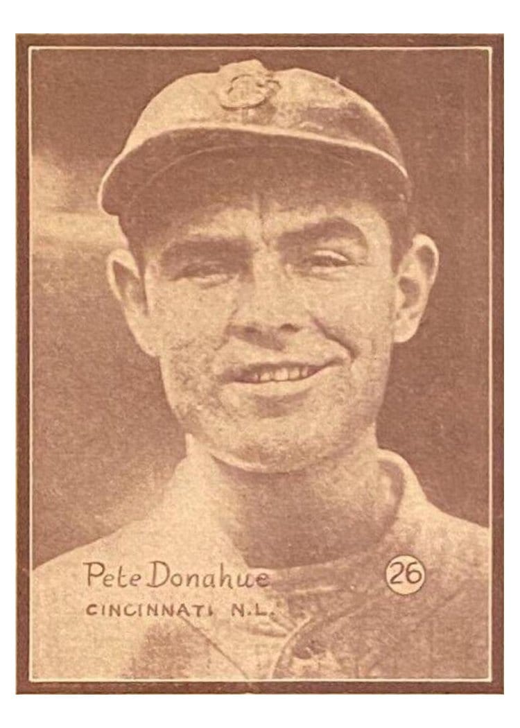 1931 W517 Pete Donahue Hand Cut #26 card