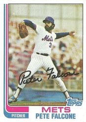 1982 Topps Base Set Pete Falcone #326 card