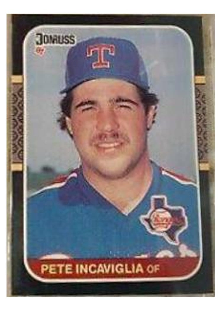 1987 Donruss Pete Incaviglia #224 card