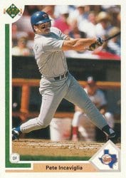 1991 Upper Deck Base Set Pete Incaviglia #453 card