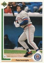 1991 Upper Deck Base Set Pete Incaviglia #747 card