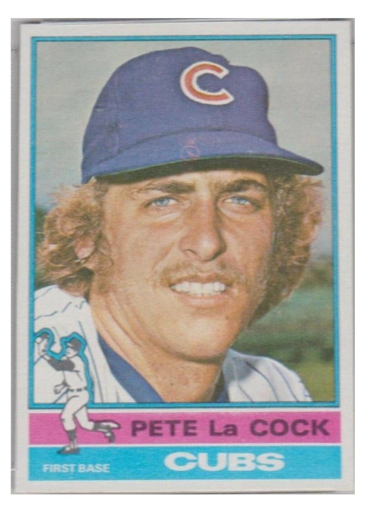 1976 Topps Pete LA Cock #101 card