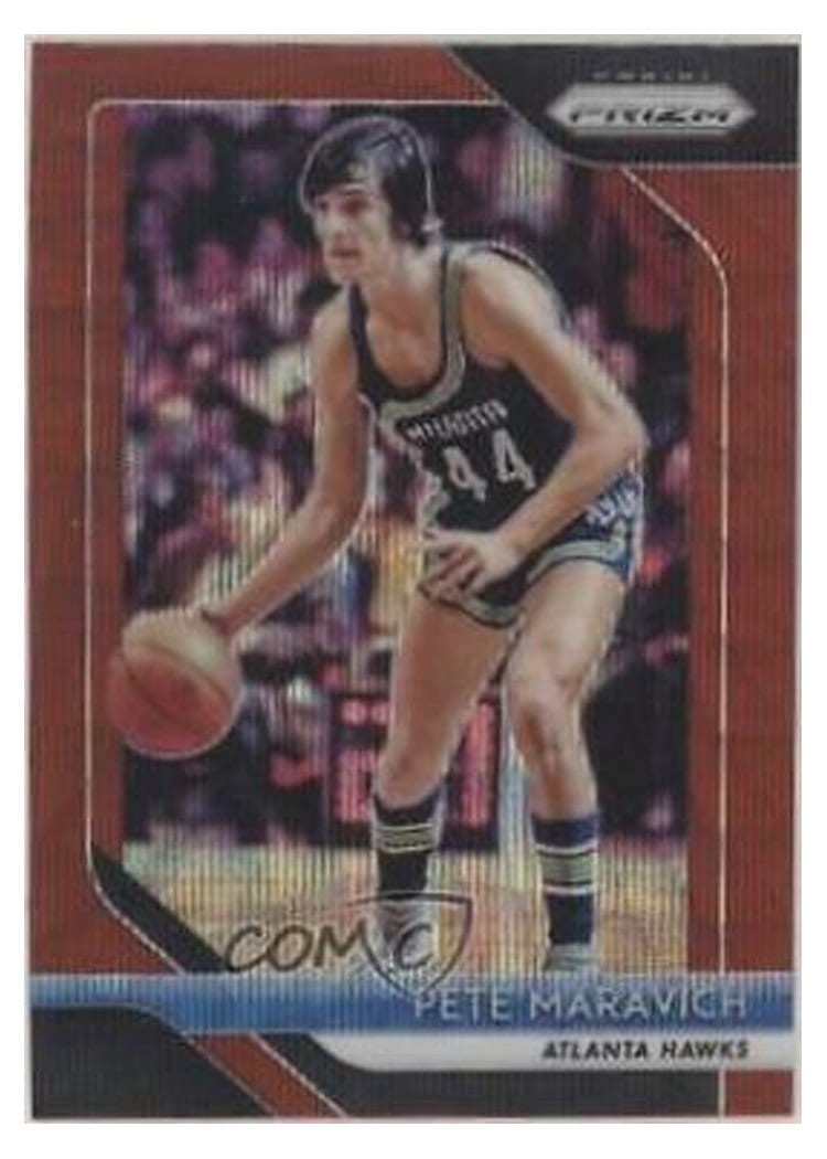 2018-19 Panini Prizm Base Set Pete Maravich #255 card