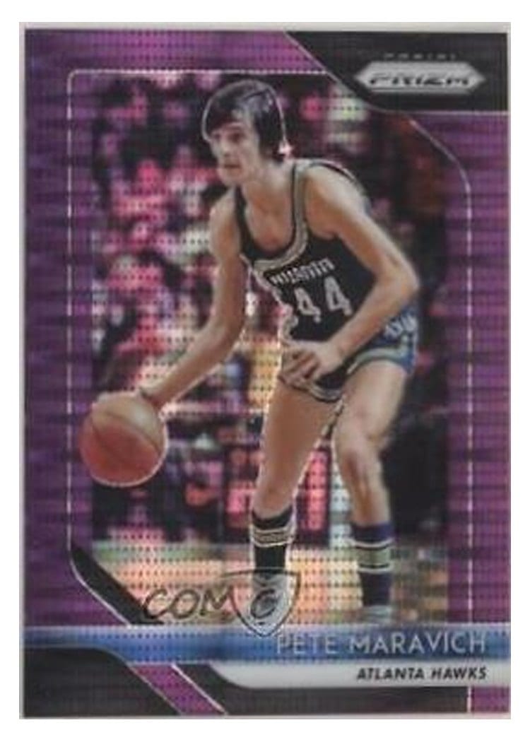 2018-19 Panini Prizm Base Set Pete Maravich #255 card