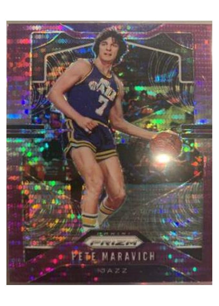 2019-20 Panini Prizm Base Set Pete Maravich Purple Pulsar Prizm #17 card