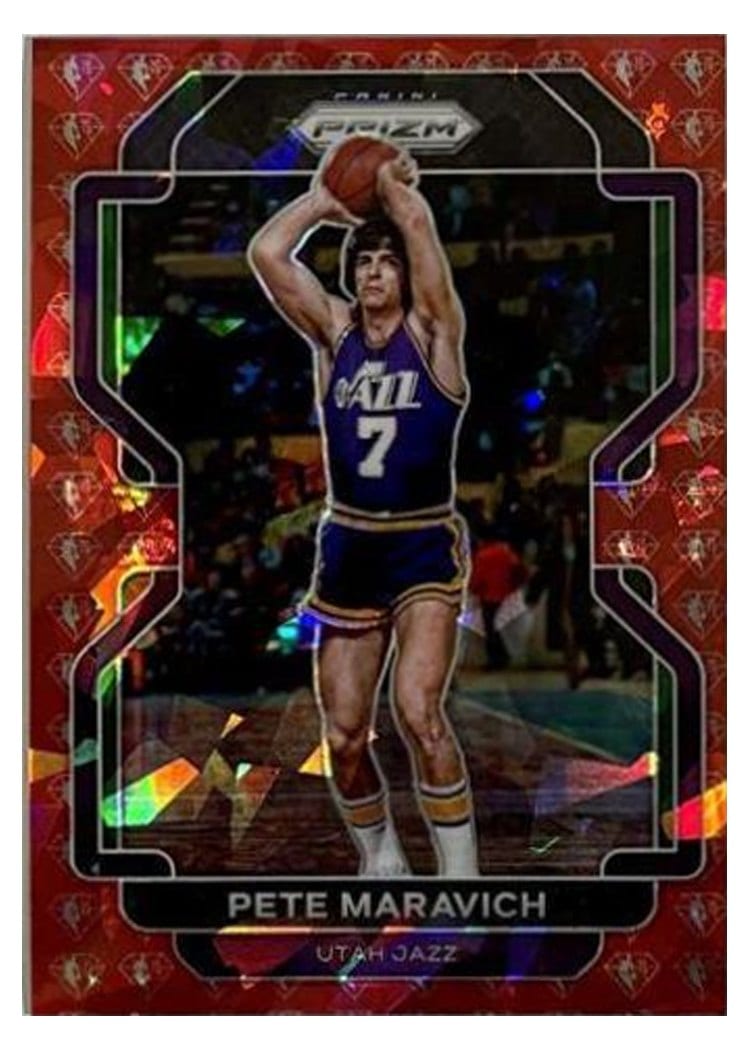 2021-22 Panini Prizm Base Set Pete Maravich #261 card
