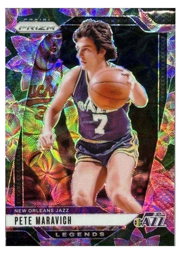 2024-25 Panini Prizm Base Set Pete Maravich Lotus Flower #278 card