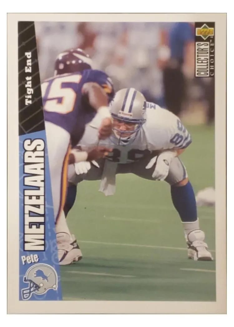1996 Collector's Choice Update Pete Metzelaars #U136 card