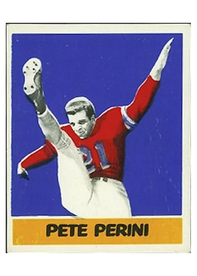 1948 Leaf Pete Perini #96 card
