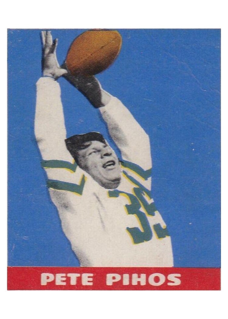 1948 Leaf Pete Pihos #16 card