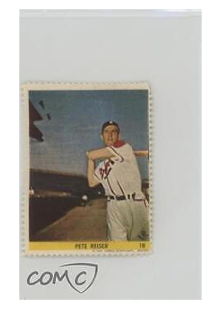 1949 Eureka Sportstamps Pete Reiser #18 card