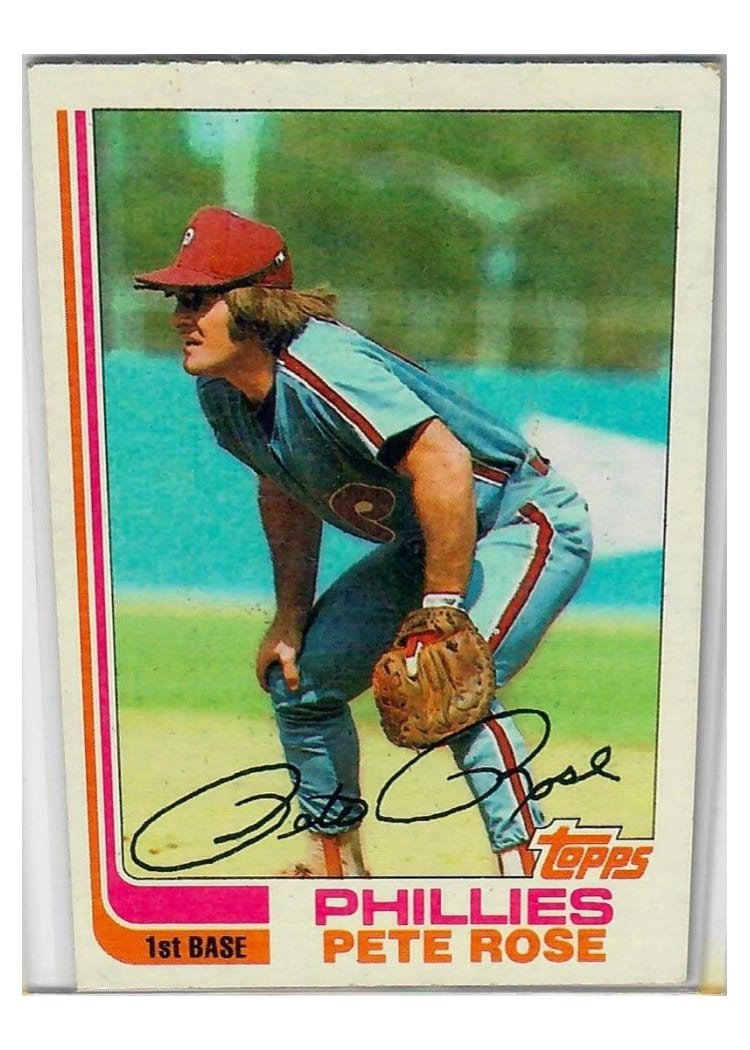 1982 Topps Pete Rose #780 card
