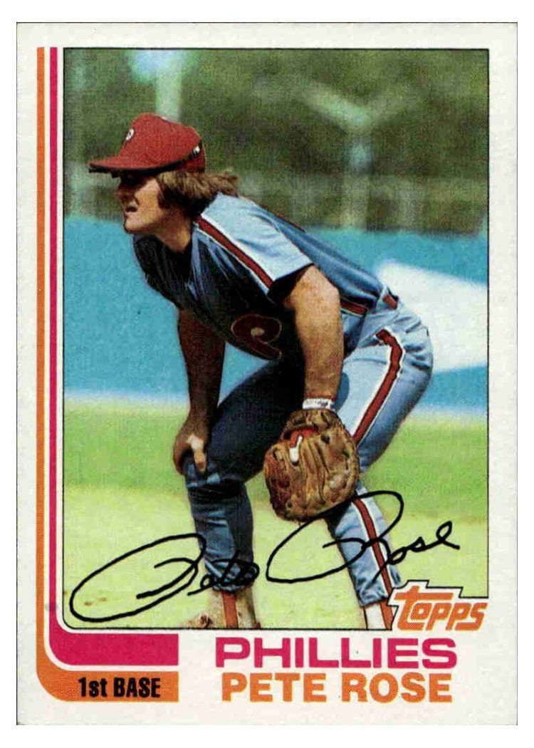 1982 Topps Base Set Pete Rose #780 card