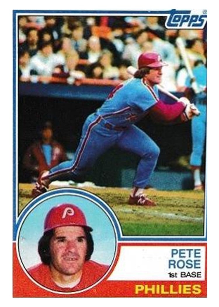 1983 Topps Pete Rose #100 card