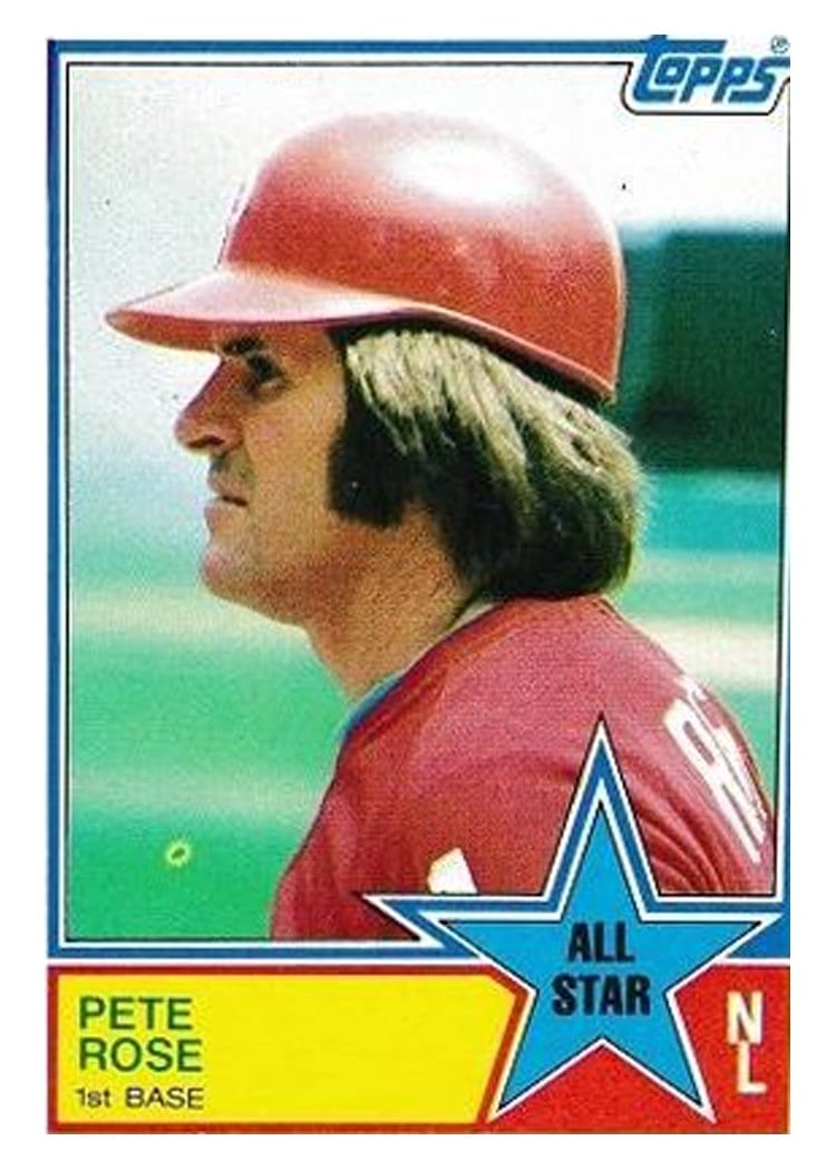 1983 Topps Pete Rose #397 card