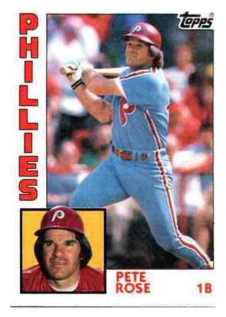 1984 Topps Pete Rose #300 card