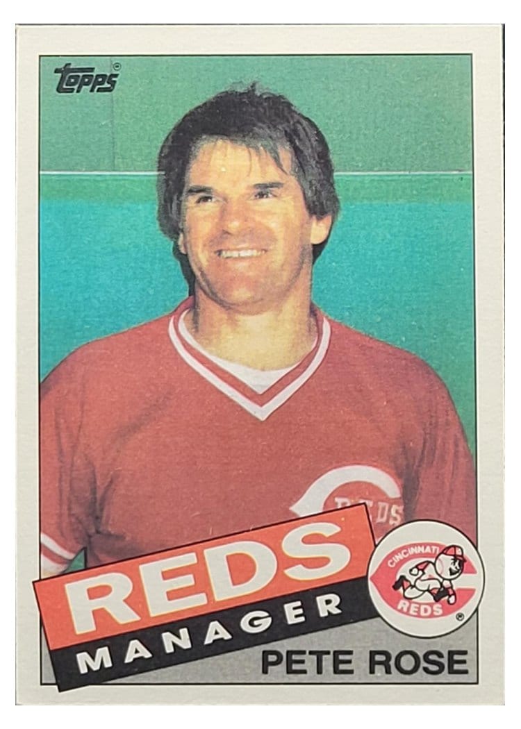 1985 Topps Pete Rose #547 card