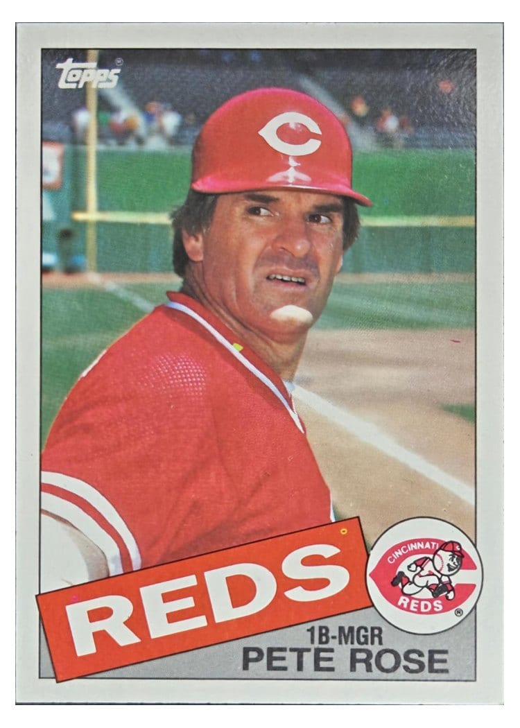 1985 Topps Pete Rose #600 card