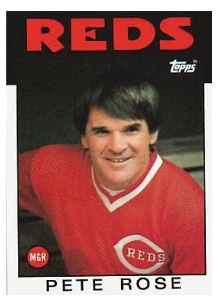 1986 Topps Pete Rose #741 card