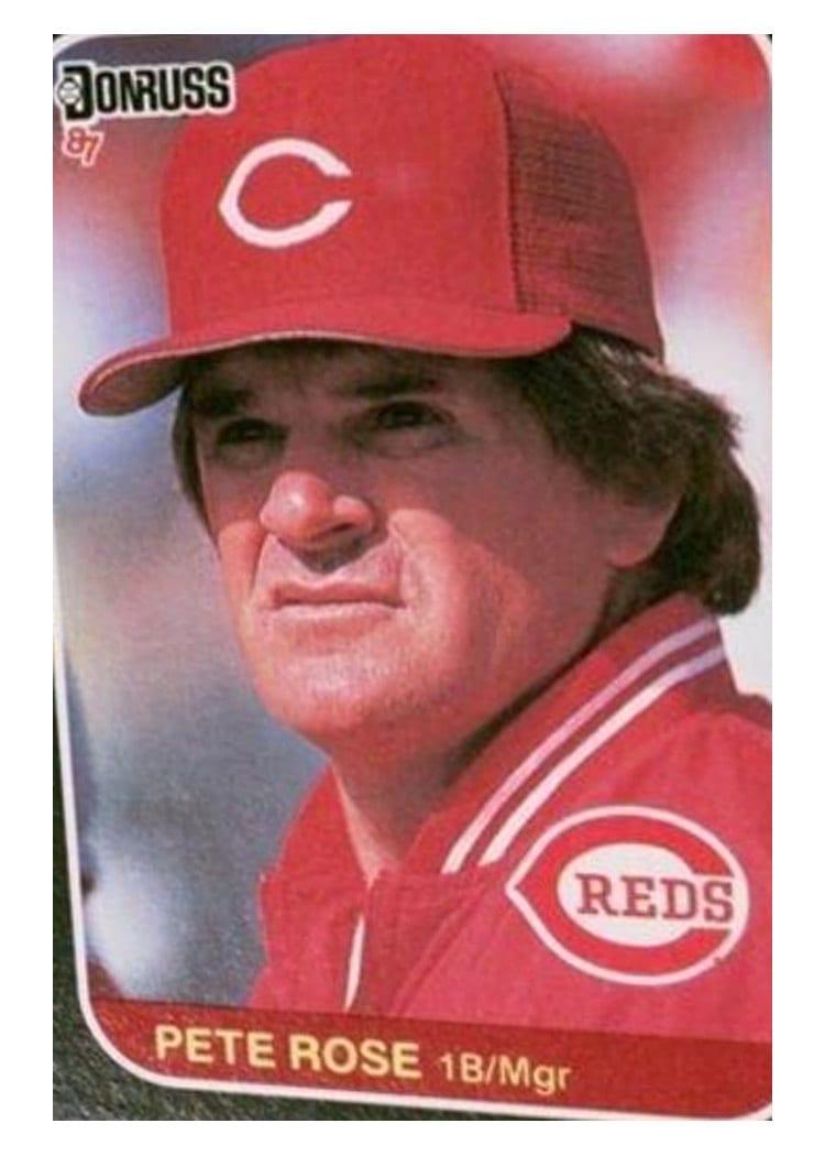 1987 Donruss Pete Rose #186 card
