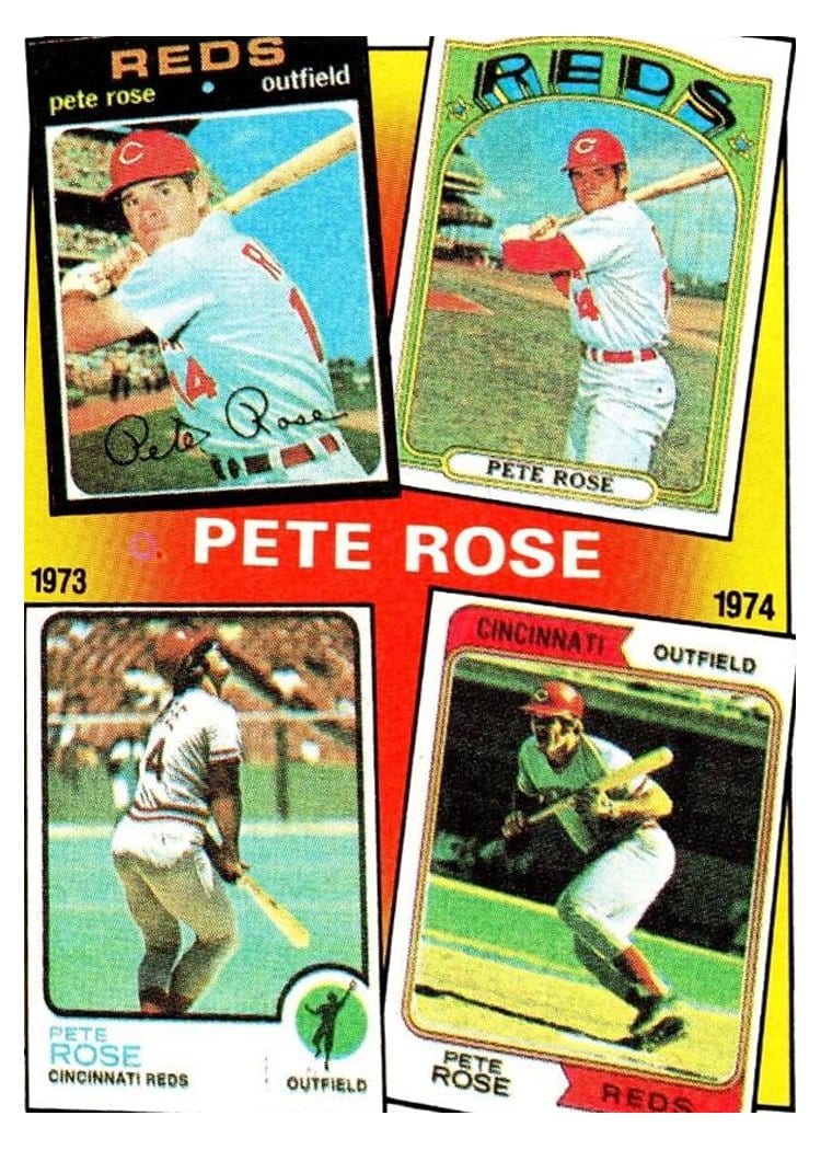 1986 Topps Pete Rose Years 1971-1974 #4 card