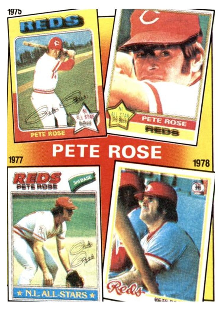 1986 Topps Pete Rose Years 1975-1978 #5 card